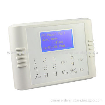 Intelligent PSTN Keypad GSM Alarm System, English/French/German/Spain/Italian/Dutch Menu Display